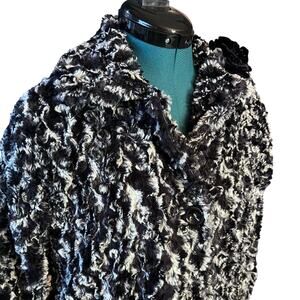 90s Corky & Company Black & White Coat